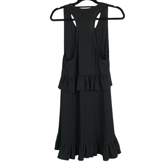 Iro women’s black sleeveless ruffle A-line size 40 US 8 - Picture 2 of 10